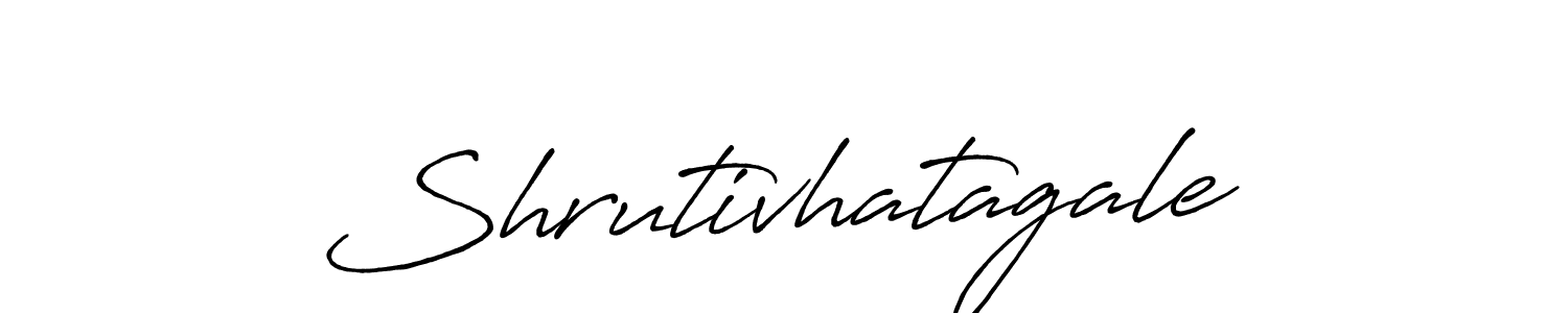 Also we have Shrutivhatagale name is the best signature style. Create professional handwritten signature collection using Antro_Vectra_Bolder autograph style. Shrutivhatagale signature style 7 images and pictures png