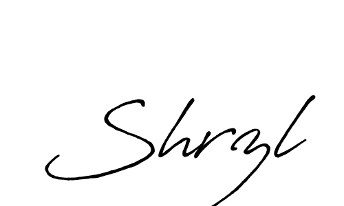 Create a beautiful signature design for name Shrzl. With this signature (Antro_Vectra_Bolder) fonts, you can make a handwritten signature for free. Shrzl signature style 7 images and pictures png