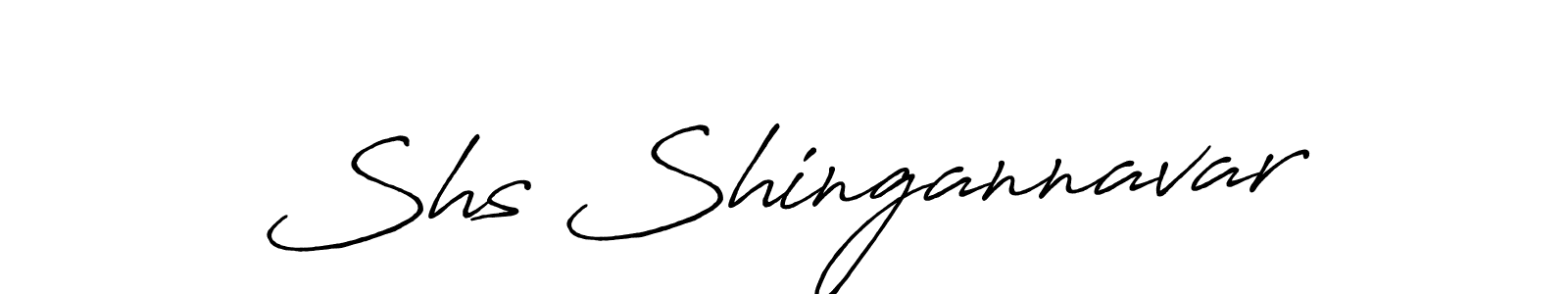 Use a signature maker to create a handwritten signature online. With this signature software, you can design (Antro_Vectra_Bolder) your own signature for name Shs Shingannavar. Shs Shingannavar signature style 7 images and pictures png