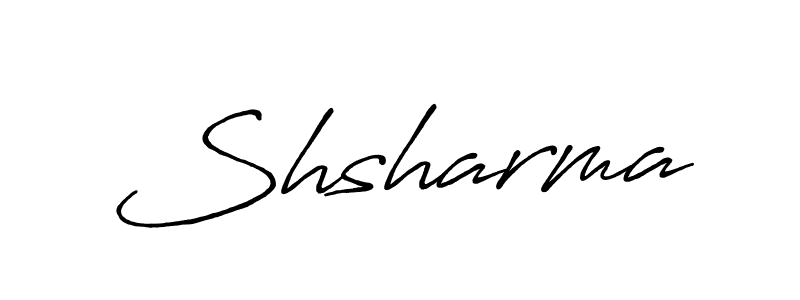 if you are searching for the best signature style for your name Shsharma. so please give up your signature search. here we have designed multiple signature styles  using Antro_Vectra_Bolder. Shsharma signature style 7 images and pictures png