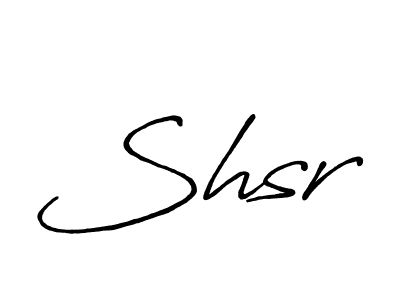 The best way (Antro_Vectra_Bolder) to make a short signature is to pick only two or three words in your name. The name Shsr include a total of six letters. For converting this name. Shsr signature style 7 images and pictures png