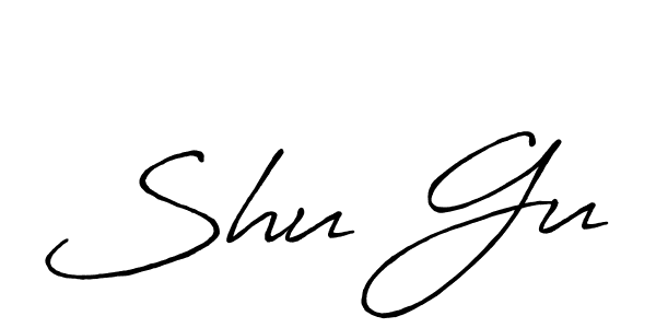 The best way (Antro_Vectra_Bolder) to make a short signature is to pick only two or three words in your name. The name Shu Gu include a total of six letters. For converting this name. Shu Gu signature style 7 images and pictures png