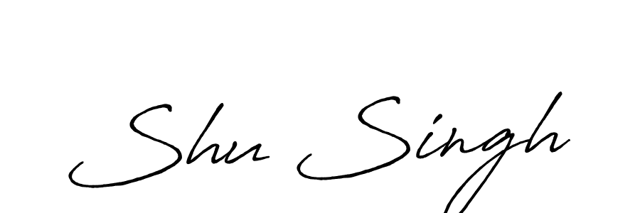 Once you've used our free online signature maker to create your best signature Antro_Vectra_Bolder style, it's time to enjoy all of the benefits that Shu Singh name signing documents. Shu Singh signature style 7 images and pictures png