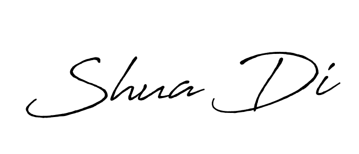 Design your own signature with our free online signature maker. With this signature software, you can create a handwritten (Antro_Vectra_Bolder) signature for name Shua Di. Shua Di signature style 7 images and pictures png