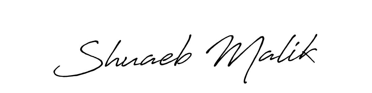 Also You can easily find your signature by using the search form. We will create Shuaeb Malik name handwritten signature images for you free of cost using Antro_Vectra_Bolder sign style. Shuaeb Malik signature style 7 images and pictures png