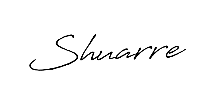 Design your own signature with our free online signature maker. With this signature software, you can create a handwritten (Antro_Vectra_Bolder) signature for name Shuarre. Shuarre signature style 7 images and pictures png