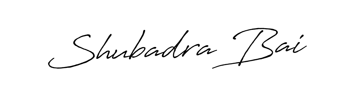 It looks lik you need a new signature style for name Shubadra Bai. Design unique handwritten (Antro_Vectra_Bolder) signature with our free signature maker in just a few clicks. Shubadra Bai signature style 7 images and pictures png