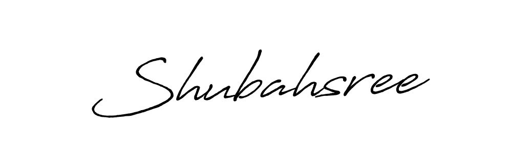The best way (Antro_Vectra_Bolder) to make a short signature is to pick only two or three words in your name. The name Shubahsree include a total of six letters. For converting this name. Shubahsree signature style 7 images and pictures png