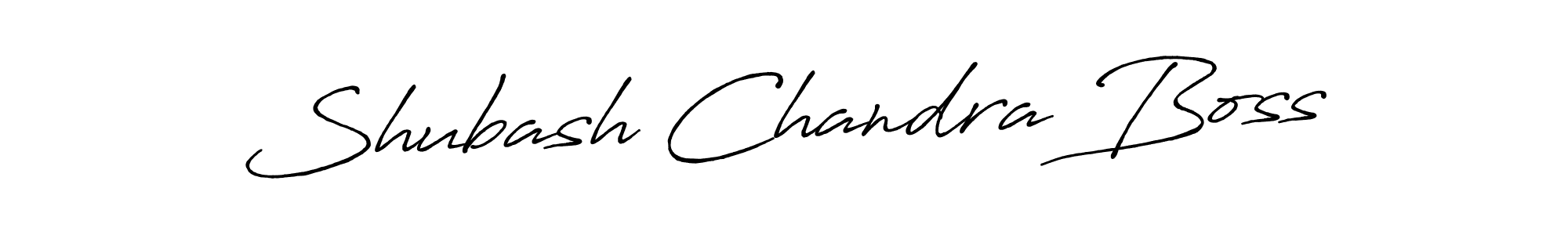 How to make Shubash Chandra Boss signature? Antro_Vectra_Bolder is a professional autograph style. Create handwritten signature for Shubash Chandra Boss name. Shubash Chandra Boss signature style 7 images and pictures png