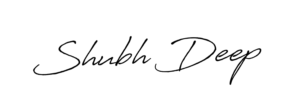 Once you've used our free online signature maker to create your best signature Antro_Vectra_Bolder style, it's time to enjoy all of the benefits that Shubh Deep name signing documents. Shubh Deep signature style 7 images and pictures png