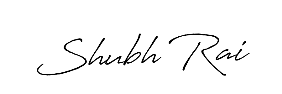 Design your own signature with our free online signature maker. With this signature software, you can create a handwritten (Antro_Vectra_Bolder) signature for name Shubh Rai. Shubh Rai signature style 7 images and pictures png