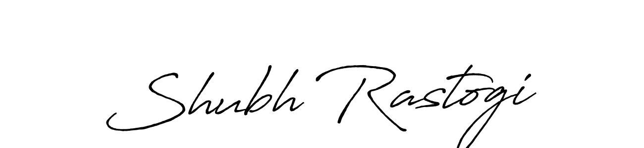 The best way (Antro_Vectra_Bolder) to make a short signature is to pick only two or three words in your name. The name Shubh Rastogi include a total of six letters. For converting this name. Shubh Rastogi signature style 7 images and pictures png