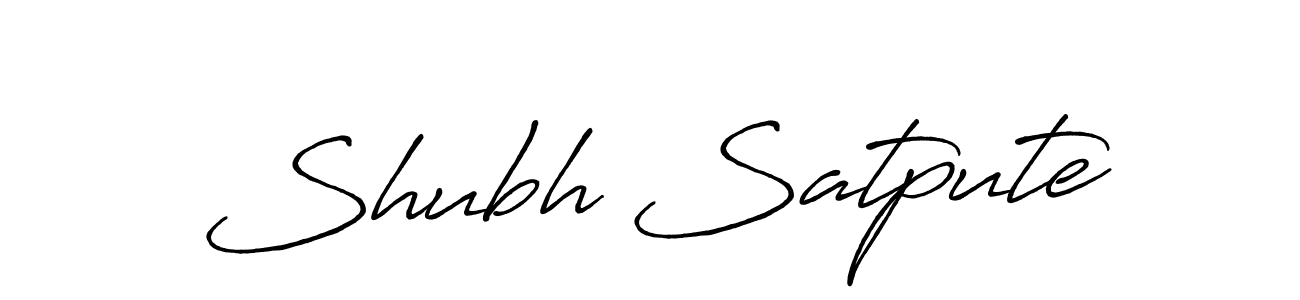 Once you've used our free online signature maker to create your best signature Antro_Vectra_Bolder style, it's time to enjoy all of the benefits that Shubh Satpute name signing documents. Shubh Satpute signature style 7 images and pictures png