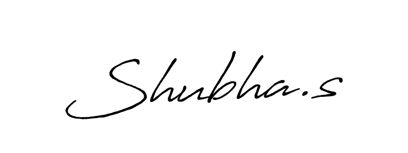 Make a beautiful signature design for name Shubha.s. Use this online signature maker to create a handwritten signature for free. Shubha.s signature style 7 images and pictures png