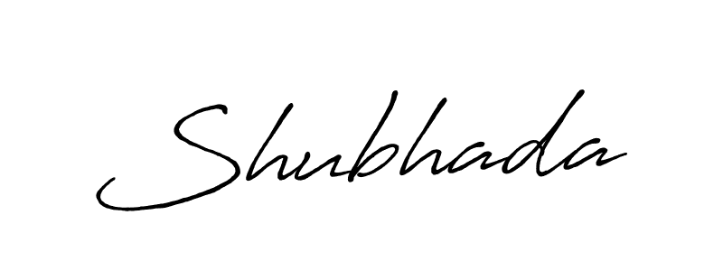 How to make Shubhada signature? Antro_Vectra_Bolder is a professional autograph style. Create handwritten signature for Shubhada name. Shubhada signature style 7 images and pictures png