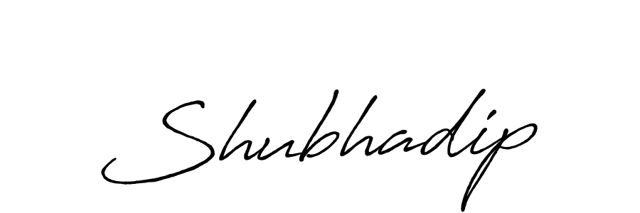 Antro_Vectra_Bolder is a professional signature style that is perfect for those who want to add a touch of class to their signature. It is also a great choice for those who want to make their signature more unique. Get Shubhadip name to fancy signature for free. Shubhadip signature style 7 images and pictures png