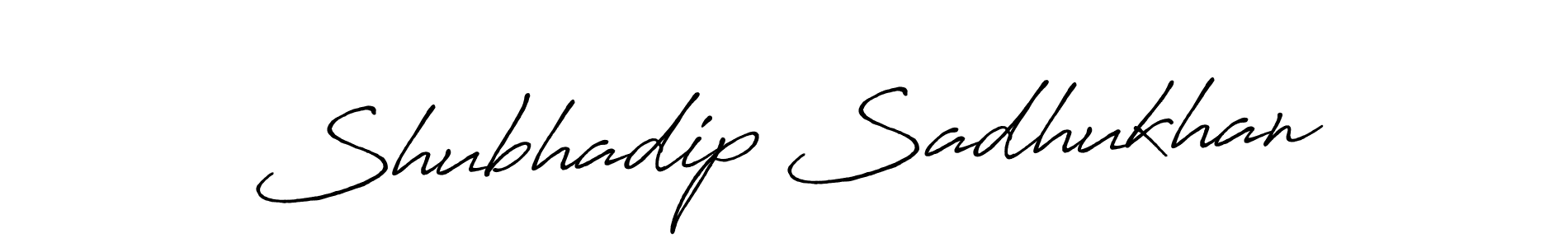 Make a short Shubhadip Sadhukhan signature style. Manage your documents anywhere anytime using Antro_Vectra_Bolder. Create and add eSignatures, submit forms, share and send files easily. Shubhadip Sadhukhan signature style 7 images and pictures png