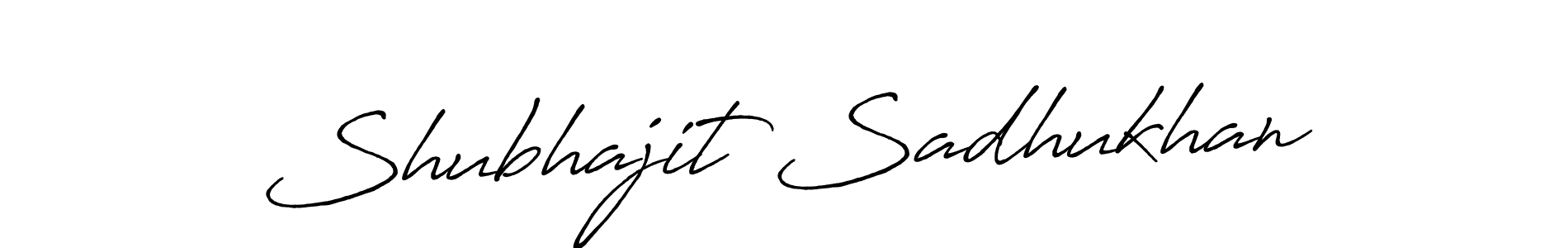 The best way (Antro_Vectra_Bolder) to make a short signature is to pick only two or three words in your name. The name Shubhajit Sadhukhan include a total of six letters. For converting this name. Shubhajit Sadhukhan signature style 7 images and pictures png