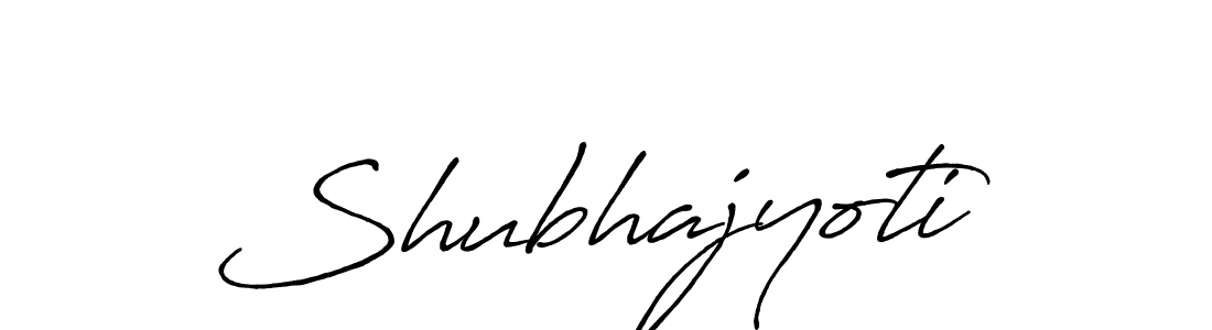 Make a beautiful signature design for name Shubhajyoti. With this signature (Antro_Vectra_Bolder) style, you can create a handwritten signature for free. Shubhajyoti signature style 7 images and pictures png