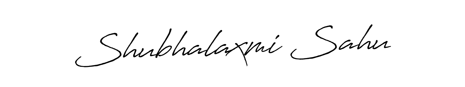 Make a beautiful signature design for name Shubhalaxmi Sahu. With this signature (Antro_Vectra_Bolder) style, you can create a handwritten signature for free. Shubhalaxmi Sahu signature style 7 images and pictures png