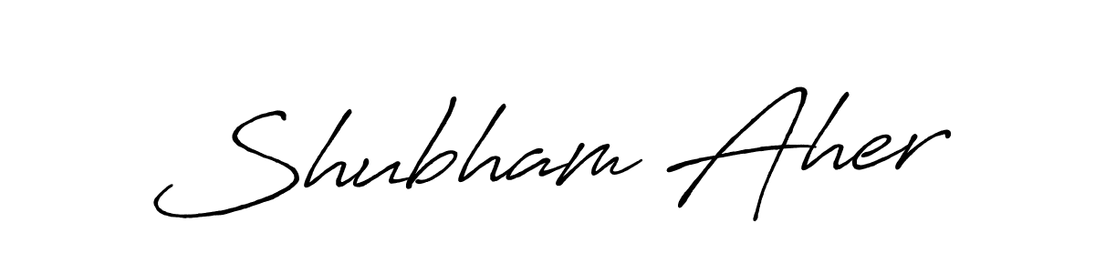 How to Draw Shubham Aher signature style? Antro_Vectra_Bolder is a latest design signature styles for name Shubham Aher. Shubham Aher signature style 7 images and pictures png