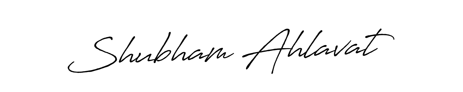 How to make Shubham Ahlavat signature? Antro_Vectra_Bolder is a professional autograph style. Create handwritten signature for Shubham Ahlavat name. Shubham Ahlavat signature style 7 images and pictures png