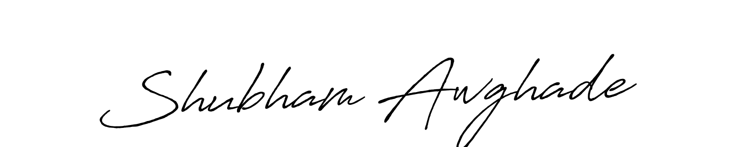 How to make Shubham Awghade signature? Antro_Vectra_Bolder is a professional autograph style. Create handwritten signature for Shubham Awghade name. Shubham Awghade signature style 7 images and pictures png