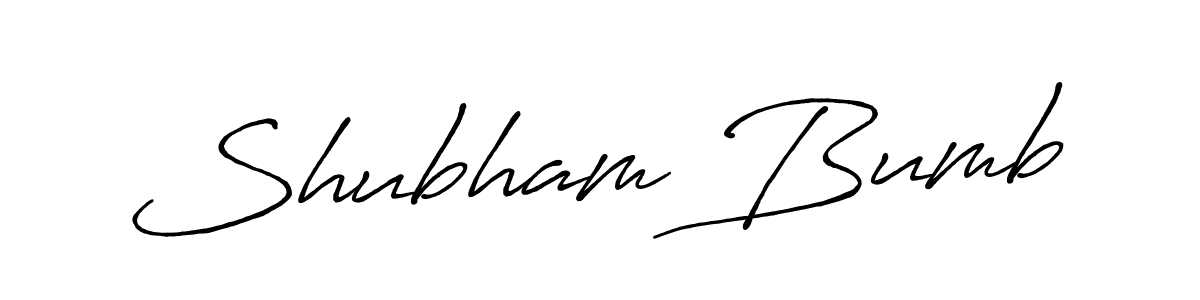 Also we have Shubham Bumb name is the best signature style. Create professional handwritten signature collection using Antro_Vectra_Bolder autograph style. Shubham Bumb signature style 7 images and pictures png
