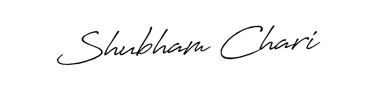 Similarly Antro_Vectra_Bolder is the best handwritten signature design. Signature creator online .You can use it as an online autograph creator for name Shubham Chari. Shubham Chari signature style 7 images and pictures png