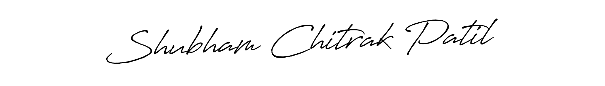 You should practise on your own different ways (Antro_Vectra_Bolder) to write your name (Shubham Chitrak Patil) in signature. don't let someone else do it for you. Shubham Chitrak Patil signature style 7 images and pictures png