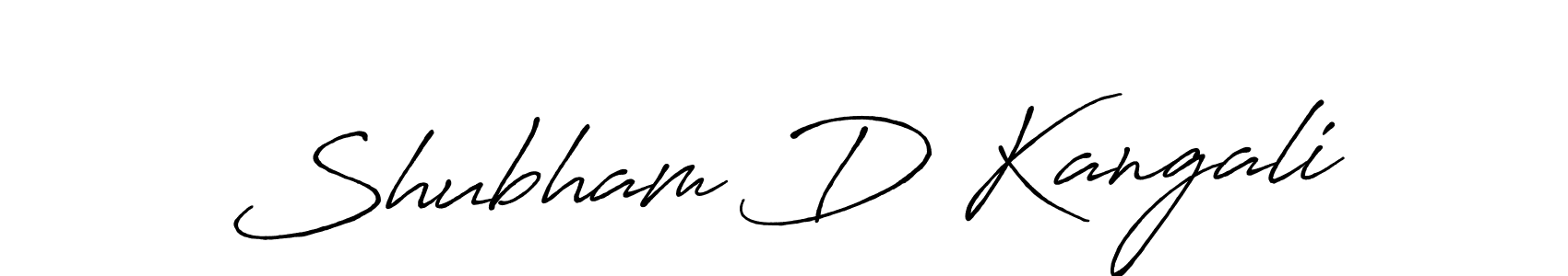 Once you've used our free online signature maker to create your best signature Antro_Vectra_Bolder style, it's time to enjoy all of the benefits that Shubham D Kangali name signing documents. Shubham D Kangali signature style 7 images and pictures png