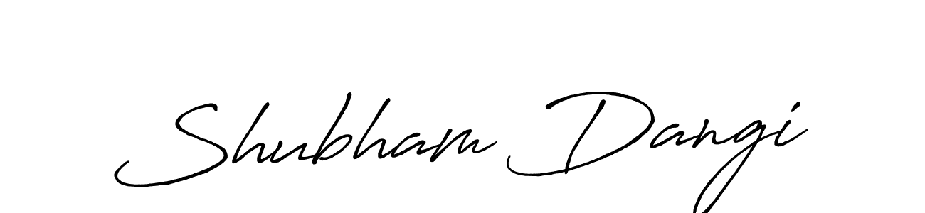 You should practise on your own different ways (Antro_Vectra_Bolder) to write your name (Shubham Dangi) in signature. don't let someone else do it for you. Shubham Dangi signature style 7 images and pictures png