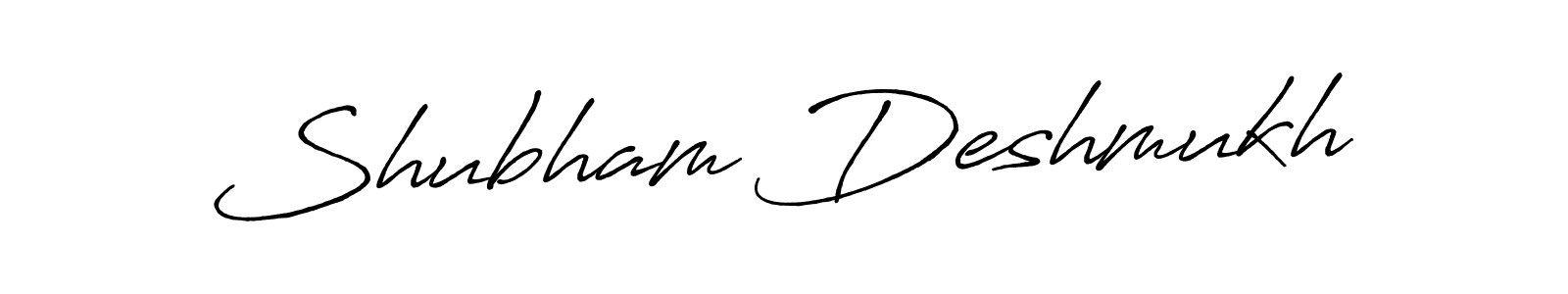 Antro_Vectra_Bolder is a professional signature style that is perfect for those who want to add a touch of class to their signature. It is also a great choice for those who want to make their signature more unique. Get Shubham Deshmukh name to fancy signature for free. Shubham Deshmukh signature style 7 images and pictures png