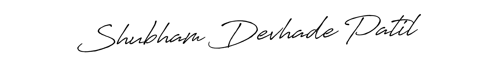 It looks lik you need a new signature style for name Shubham Devhade Patil. Design unique handwritten (Antro_Vectra_Bolder) signature with our free signature maker in just a few clicks. Shubham Devhade Patil signature style 7 images and pictures png