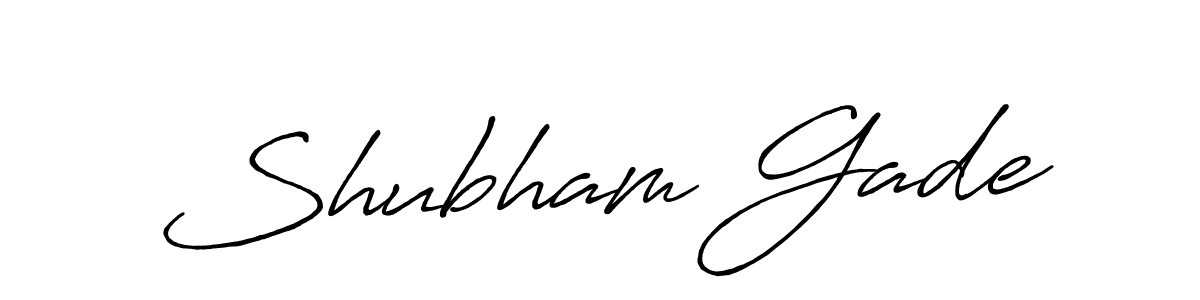 How to Draw Shubham Gade signature style? Antro_Vectra_Bolder is a latest design signature styles for name Shubham Gade. Shubham Gade signature style 7 images and pictures png