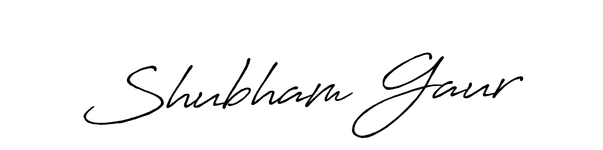 You should practise on your own different ways (Antro_Vectra_Bolder) to write your name (Shubham Gaur) in signature. don't let someone else do it for you. Shubham Gaur signature style 7 images and pictures png