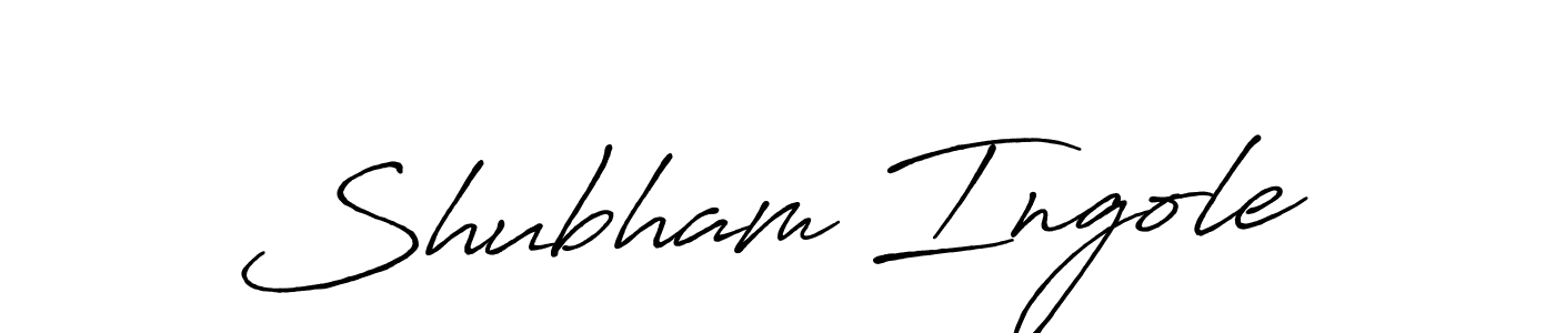 Create a beautiful signature design for name Shubham Ingole. With this signature (Antro_Vectra_Bolder) fonts, you can make a handwritten signature for free. Shubham Ingole signature style 7 images and pictures png