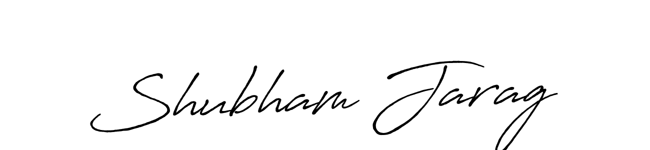 Also we have Shubham Jarag name is the best signature style. Create professional handwritten signature collection using Antro_Vectra_Bolder autograph style. Shubham Jarag signature style 7 images and pictures png