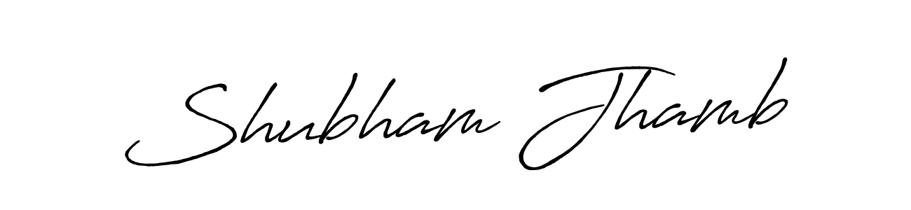 Similarly Antro_Vectra_Bolder is the best handwritten signature design. Signature creator online .You can use it as an online autograph creator for name Shubham Jhamb. Shubham Jhamb signature style 7 images and pictures png