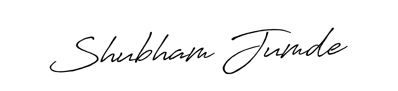 You should practise on your own different ways (Antro_Vectra_Bolder) to write your name (Shubham Jumde) in signature. don't let someone else do it for you. Shubham Jumde signature style 7 images and pictures png