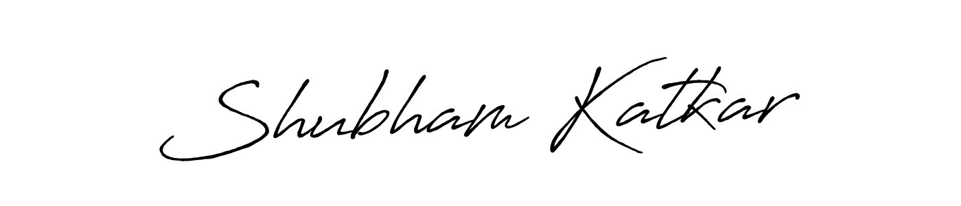 How to make Shubham Katkar signature? Antro_Vectra_Bolder is a professional autograph style. Create handwritten signature for Shubham Katkar name. Shubham Katkar signature style 7 images and pictures png