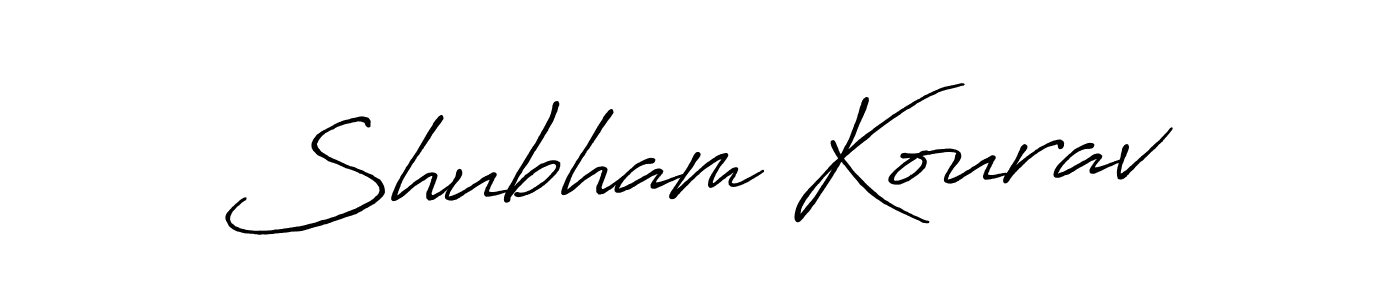 Also we have Shubham Kourav name is the best signature style. Create professional handwritten signature collection using Antro_Vectra_Bolder autograph style. Shubham Kourav signature style 7 images and pictures png