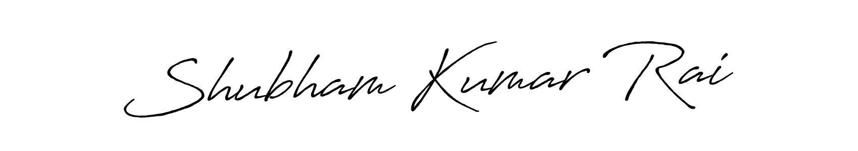 It looks lik you need a new signature style for name Shubham Kumar Rai. Design unique handwritten (Antro_Vectra_Bolder) signature with our free signature maker in just a few clicks. Shubham Kumar Rai signature style 7 images and pictures png