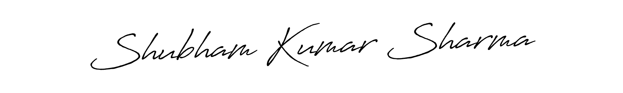 Create a beautiful signature design for name Shubham Kumar Sharma. With this signature (Antro_Vectra_Bolder) fonts, you can make a handwritten signature for free. Shubham Kumar Sharma signature style 7 images and pictures png