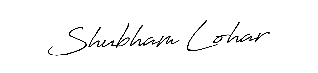 if you are searching for the best signature style for your name Shubham Lohar. so please give up your signature search. here we have designed multiple signature styles  using Antro_Vectra_Bolder. Shubham Lohar signature style 7 images and pictures png