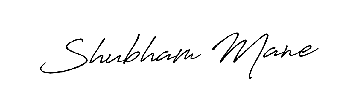 How to make Shubham Mane signature? Antro_Vectra_Bolder is a professional autograph style. Create handwritten signature for Shubham Mane name. Shubham Mane signature style 7 images and pictures png