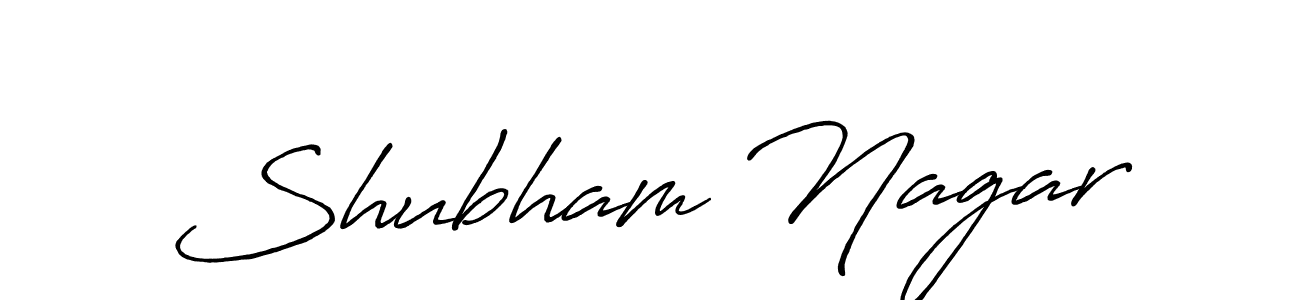 Also we have Shubham Nagar name is the best signature style. Create professional handwritten signature collection using Antro_Vectra_Bolder autograph style. Shubham Nagar signature style 7 images and pictures png