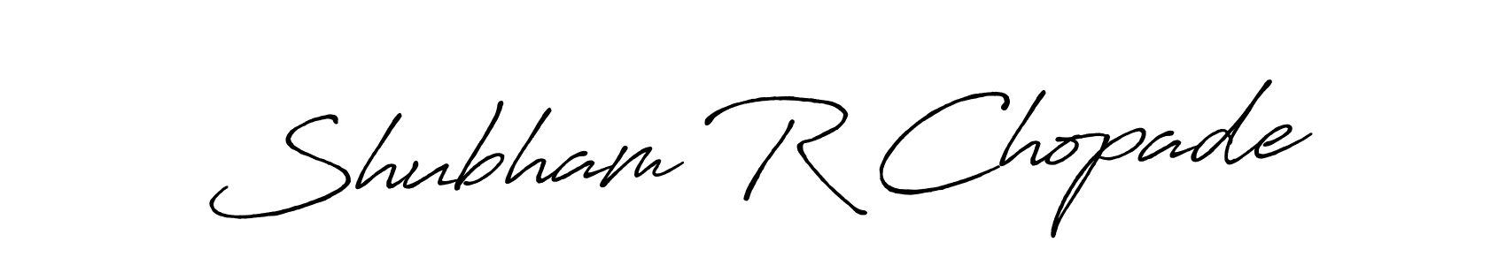 if you are searching for the best signature style for your name Shubham R Chopade. so please give up your signature search. here we have designed multiple signature styles  using Antro_Vectra_Bolder. Shubham R Chopade signature style 7 images and pictures png