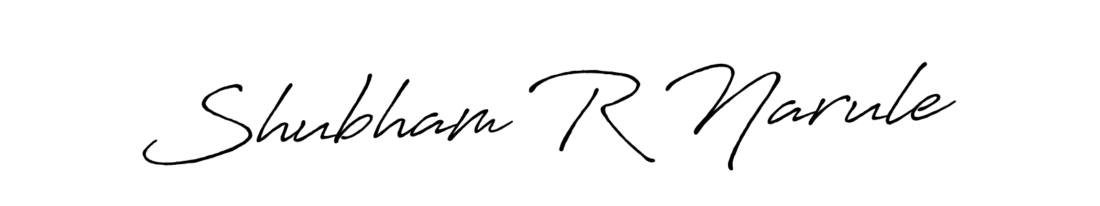 Similarly Antro_Vectra_Bolder is the best handwritten signature design. Signature creator online .You can use it as an online autograph creator for name Shubham R Narule. Shubham R Narule signature style 7 images and pictures png