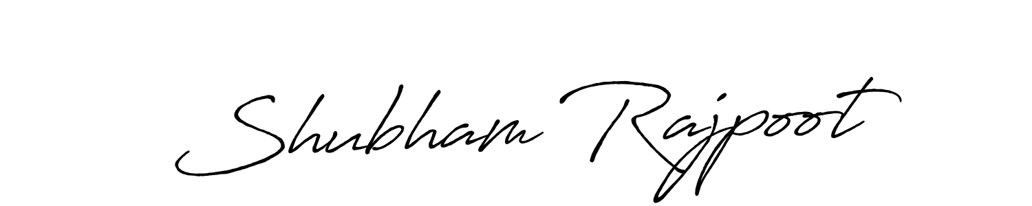 Design your own signature with our free online signature maker. With this signature software, you can create a handwritten (Antro_Vectra_Bolder) signature for name Shubham Rajpoot. Shubham Rajpoot signature style 7 images and pictures png
